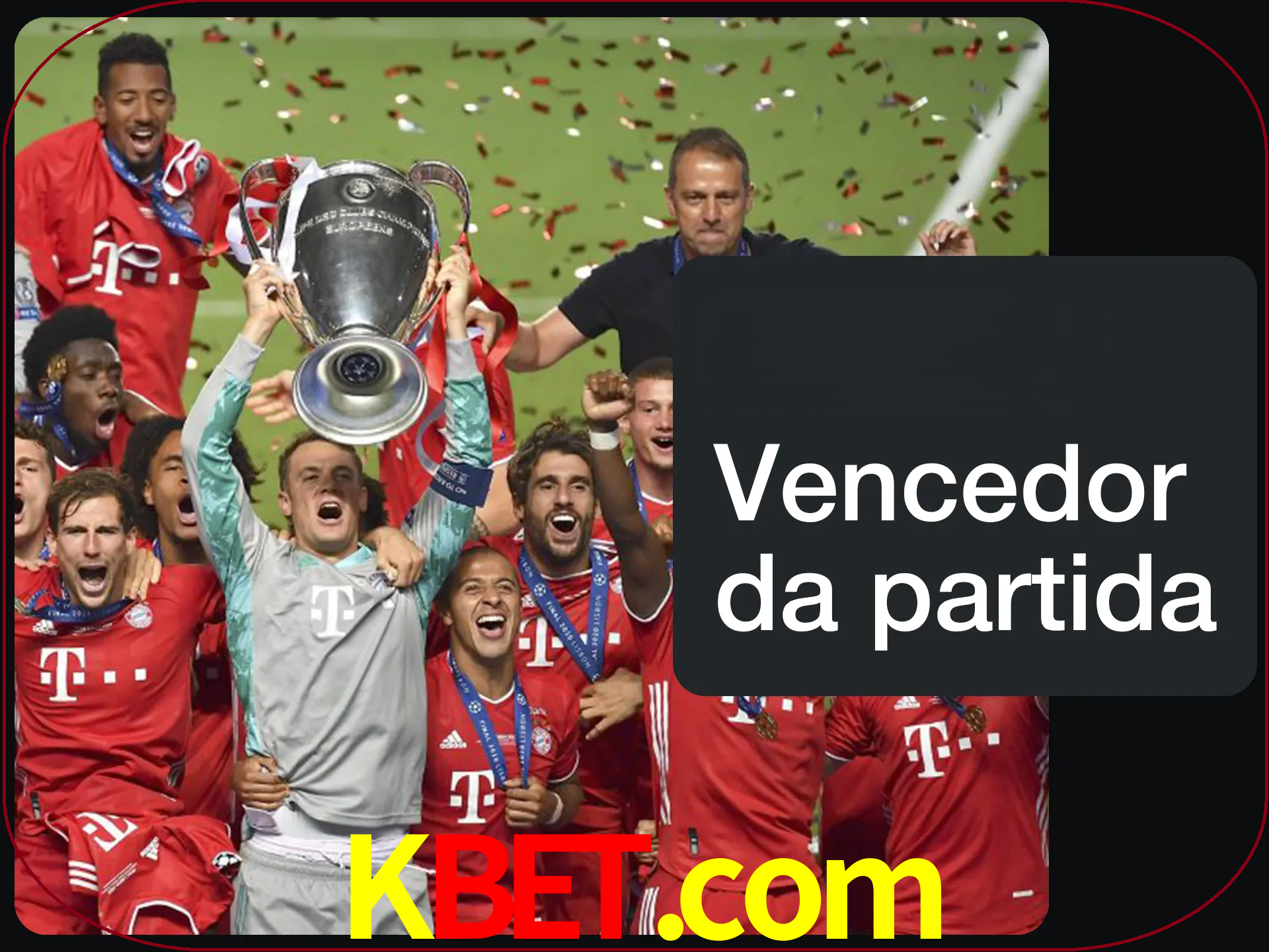 Aposte no vencedor e ganhe uma grande quantia de dinheiro.