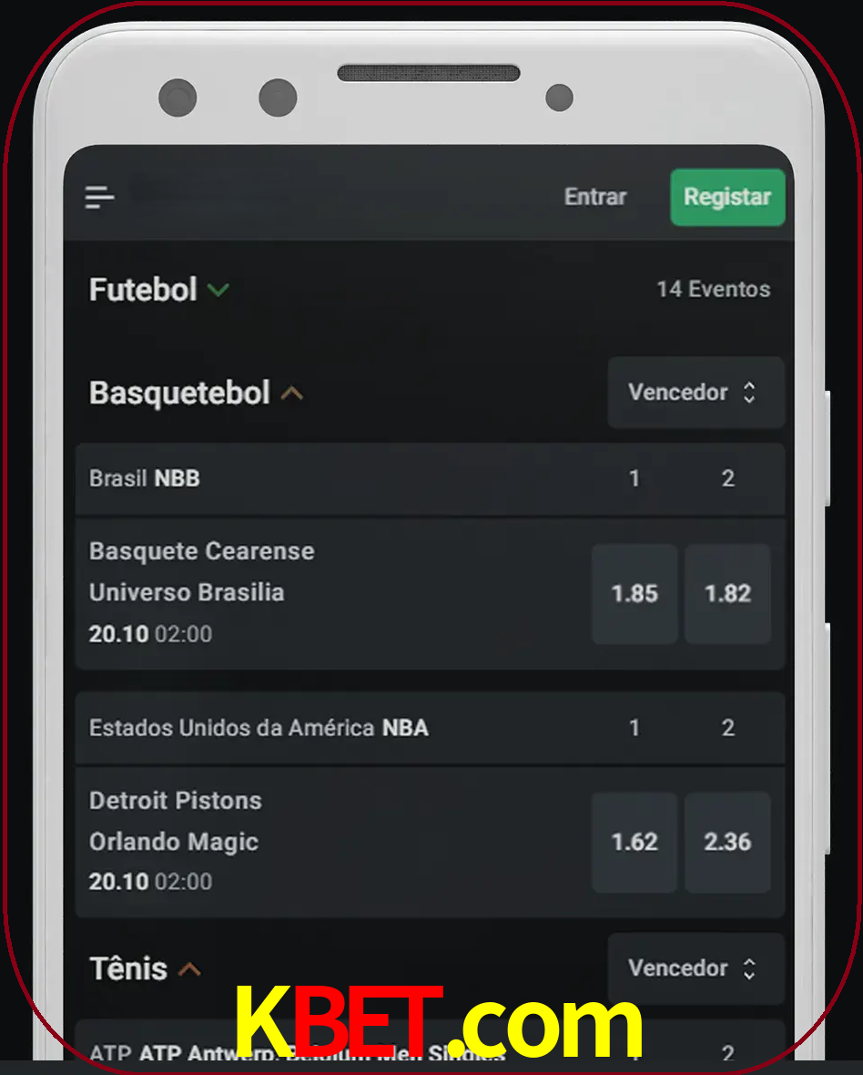 Aposte e assista aos esportes em formato ao vivo.
