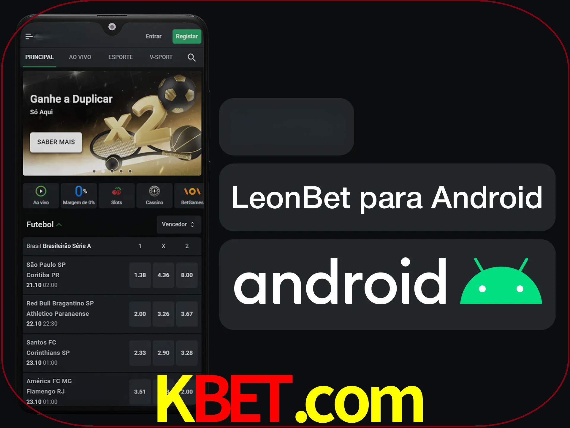 Adquira sua versão poket de LeonBet.