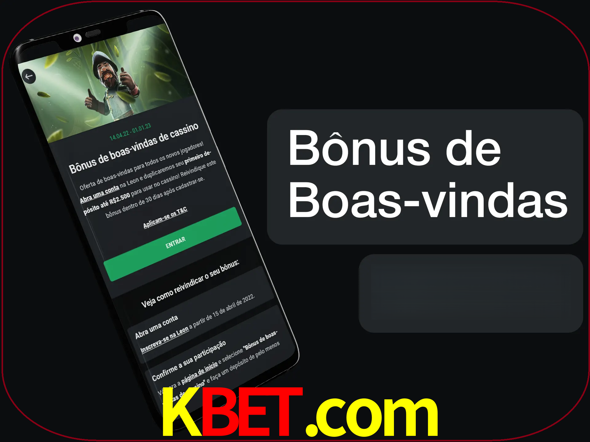 Não se esqueça de usar o bônus de boas-vindas.